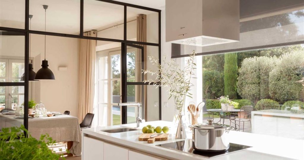 tendencias modernas en cerramientos de cocina