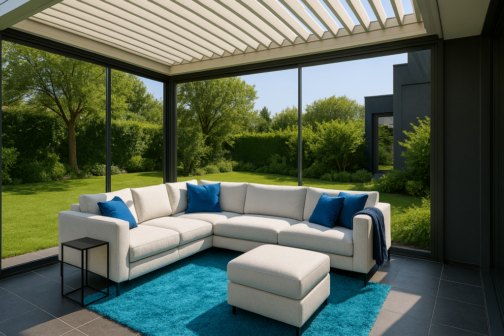 ventajas de las pérgolas bioclimáticas acristaladas