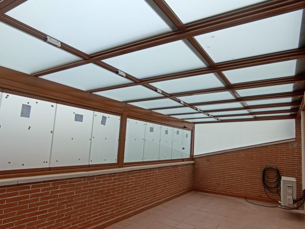 techos de cristal fijos