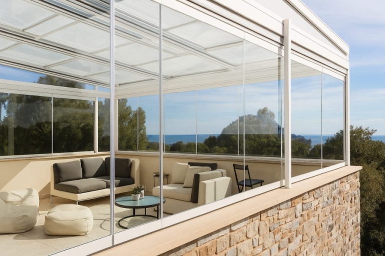 Como convertir una terraza en una habitación con cristal