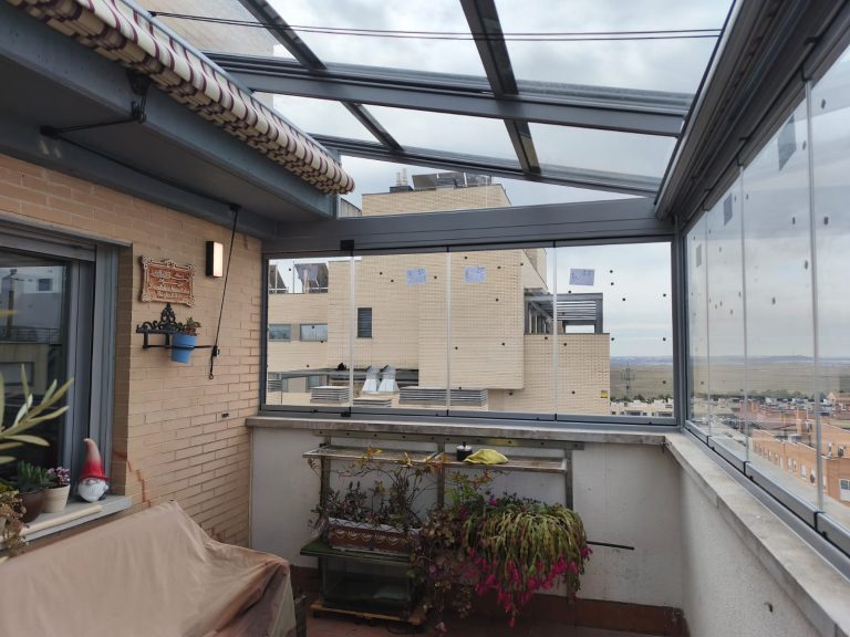 cerrar una terraza de un ático