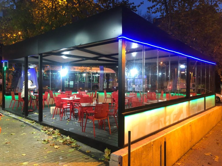 Terraza cerrada para bar en Leganes 1
